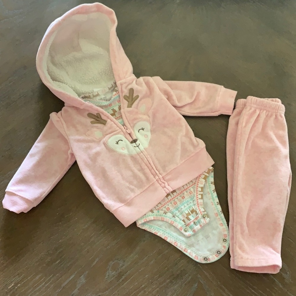 Deer 3 piece outfit